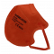 Barbeador Max-06A Μάσκα Προστασίας FFP2 για Παιδιά σε Πορτοκαλί χρώμα 20τμχ