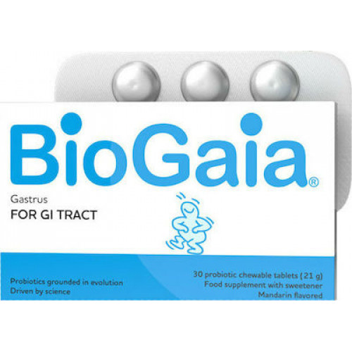 BioGaia Gastrus 30 μασώμενες ταμπλέτες