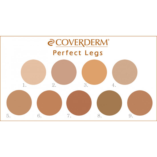 Coverderm Perfect Legs n.1 (SPF 16) Αδιάβροχο Make Up για τα πόδια, 50ml