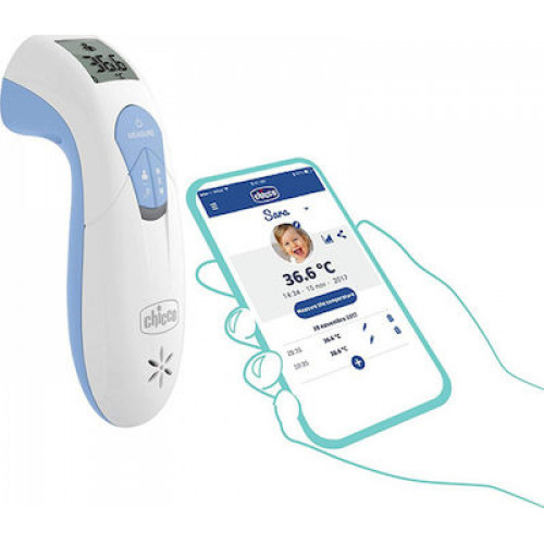 Chicco Thermo Family Ψηφιακό Θερμόμετρο Μετώπου με Υπέρυθρες Κατάλληλο για Μωρά Γαλάζιο