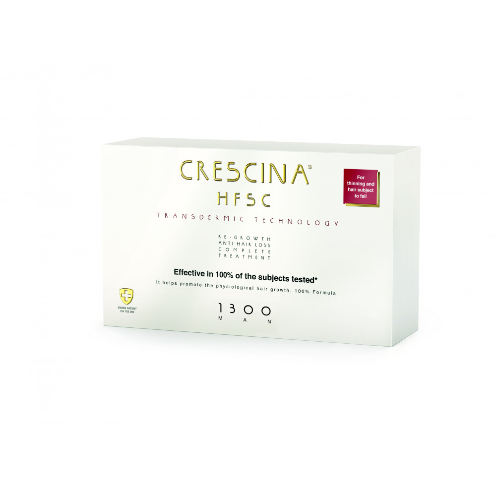 Labo Crescina Transdermic Re-Growth Αμπούλες Μαλλιών κατά της Τριχόπτωσης για Άνδρες 10x3.5ml