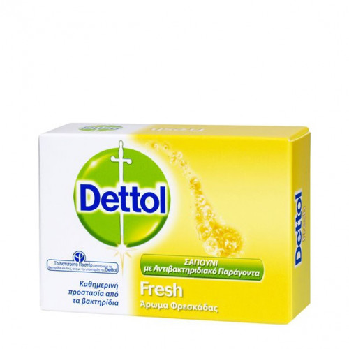 Dettol Fresh Αντιβακτηριδιακό Σαπούνι Με Άρωμα Φρεσκάδας 100g