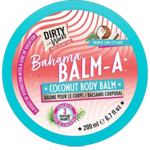 Dirty Works Bahama Balm-A Coconut Body Balm 200ml