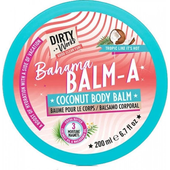 Dirty Works Bahama Balm-A Coconut Body Balm 200ml