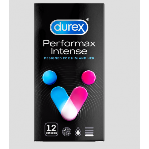 Durex Performax Intense με Ραβδώσεις και Κουκίδες  12τμχ