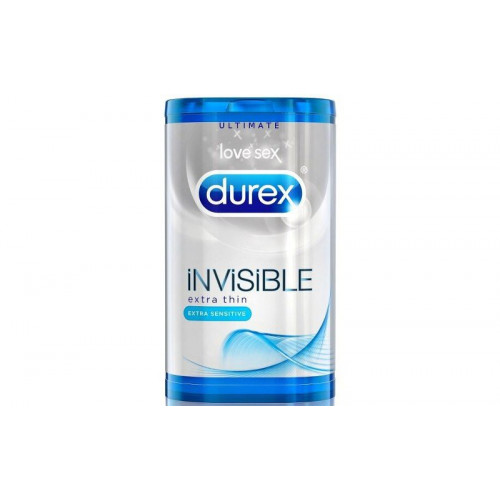 Durex Invisible Extra Thin, 6 Τεμάχια Προφυλακτικά