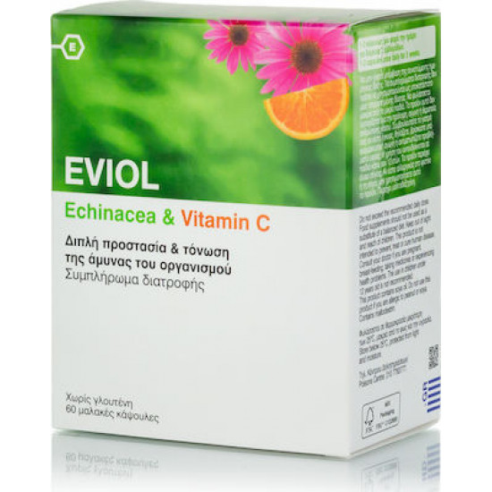 Eviol Echinacea & Vitamin C 60 μαλακές κάψουλες