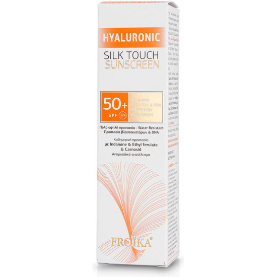 Froika Hyaluronic Silk Touch Sunscreen Αδιάβροχη Αντηλιακή Κρέμα Προσώπου SPF50 40ml