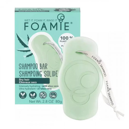 Foamie Shampoo Bar - Aloe Vera for Dry Hair 80gr
