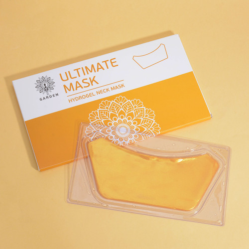 Garden Ultimate Hydrogel Neck Mask Ενυδατική & Συσφικτική Μάσκα Λαιμού - Επίθεμα Υδρογέλης με Χρυσό & Κολλαγόνο 2 Τεμάχια