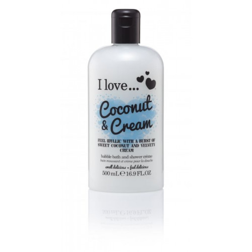 I Love Originals Coconut & Cream Bath & Shower Cream 500ml
