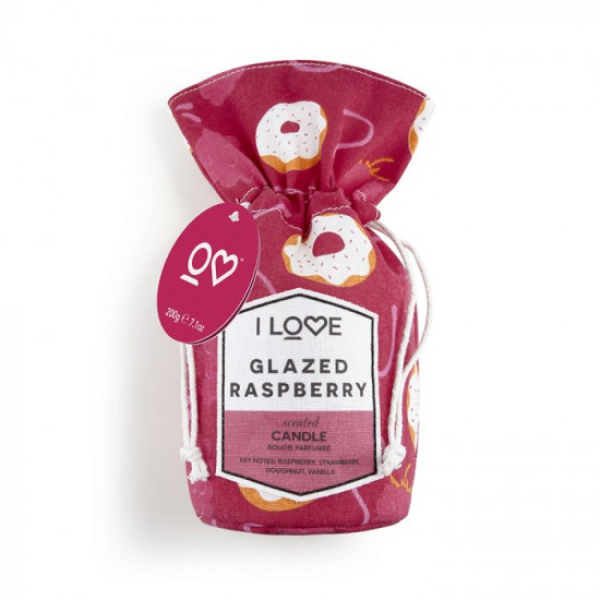 I Love Scents Glazed Raspberry Candle 520g