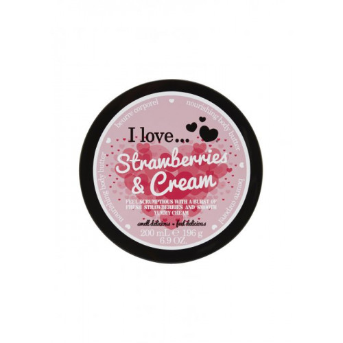 I Love Originals Strawberry & Cream Body Butter 200ml