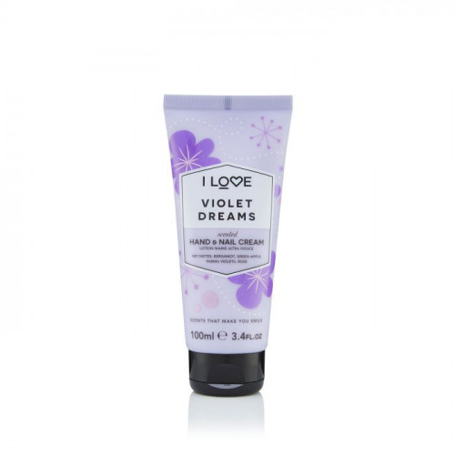 I Love Scents Violet Dreams Hand and Nail Cream 100ml