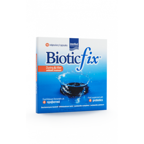 BioticFix Συμπλήρωμα Διατροφής με 4 Προβιοτικά,10κάψουλες