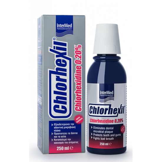 InterMed Chlorhexil 0.20% Mouthwash, 250ml