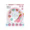 Invisibobble Hairhalo Retro Dreamin Eat Pink and Be Merry-Στέκα Μαλλιών σε Ροζ Χρώμα