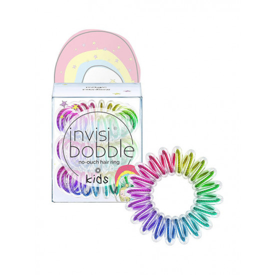 Invisibobble Kids Magic Rainbow Σετ Παιδικά Λαστιχάκια Σπιράλ 3τμχ