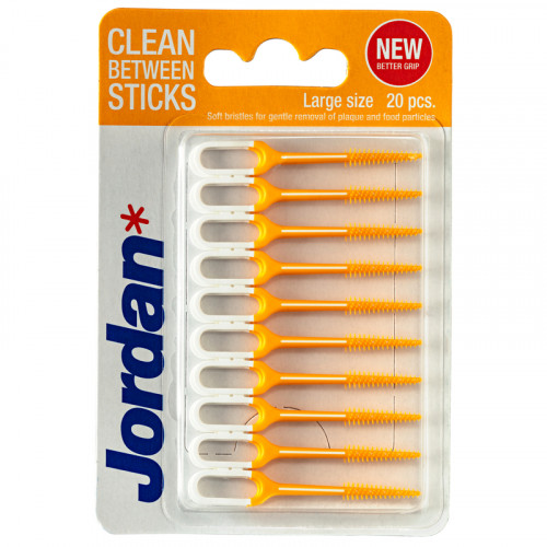 Jordan Clean Between Sticks Large Μεσοδόντια Βουρτσάκια, 20 τεμάχια