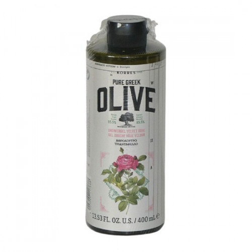 Korres Pure Greek Olive Oil Αφρόλουτρο σε Gel Velvet Rose 400ml