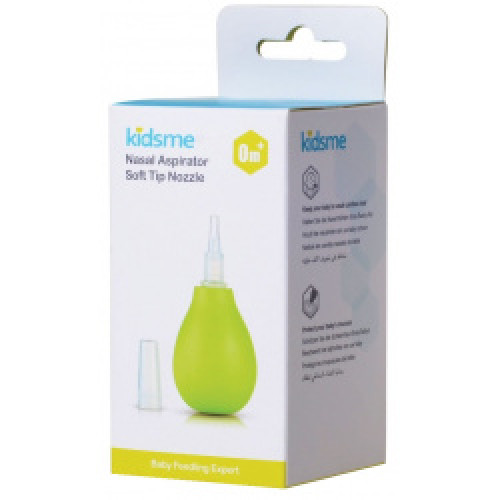 KidsMe Nasal Aspirator Soft Tip Nozzle (Lime) 1τμχ
