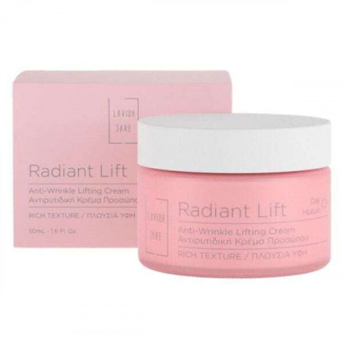 Lavish Care Radiant Lift Anti-Wrinkle Lifting Cream Rich Texture Συσφιγκτική Κρέμα Προσώπου Ημέρας Αντιγηραντικής Φροντίδας 50mL