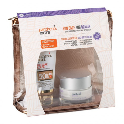 Medisei Panthenol Extra Promo Sun Care Color SPF50 50ml & Face and Eye Cream 24ωρη Αντιρυτιδική 50ml