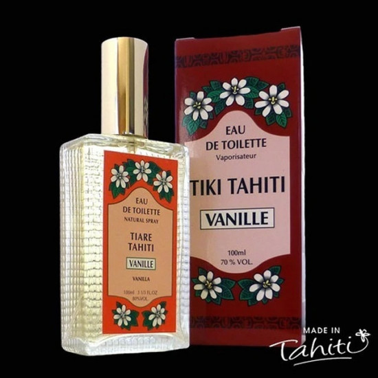 Monoi Tiki Tahiti Eau de toilette Vanilla Άρωμα Βανίλια,100mL