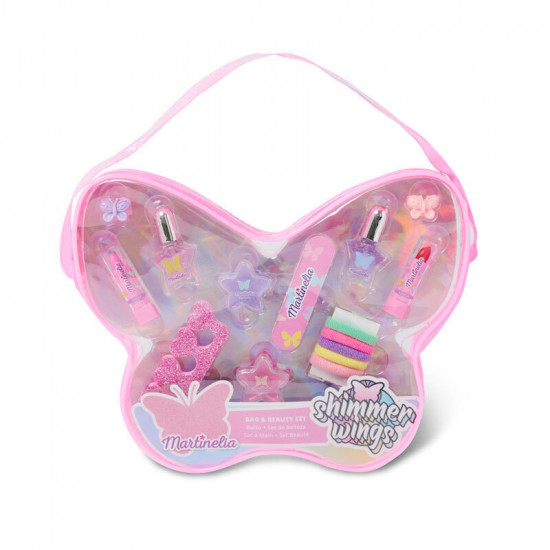 Martinelia Shimmer Wings Butterfly Bag & Beauty Set Παιδικό Σετ Ομορφιάς σε Τσάντα σε Σχήμα Πεταλούδας