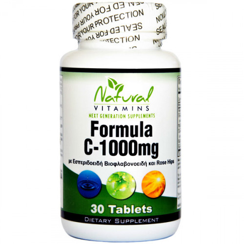 Natural Vitamins Vitamin C 1000mg 30tablets