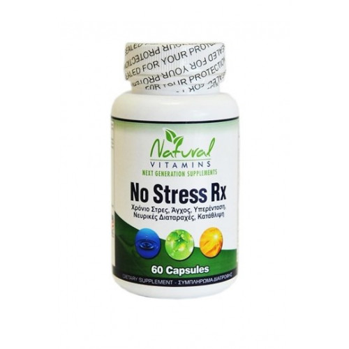 Natural Vitamins No Stress Rx 60 Κάψουλες