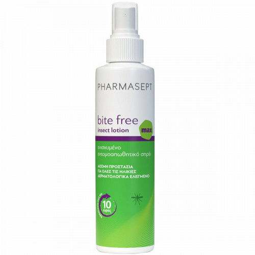 Pharmasept Bite Free Max Insect Άοσμη Εντομοαπωθητική Λοσιόν σε Spray Κατάλληλη για Παιδιά 100mL
