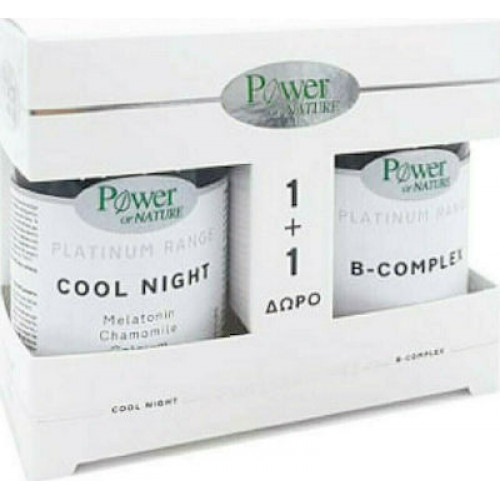 Power Health Classics Platinum Range Cool Night 30 κάψουλες & Platinum Range B-Complex 20 ταμπλέτες