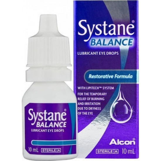 Systane Balance Οφθαλμικές Σταγόνες για Ξηροφθαλμία 10ml