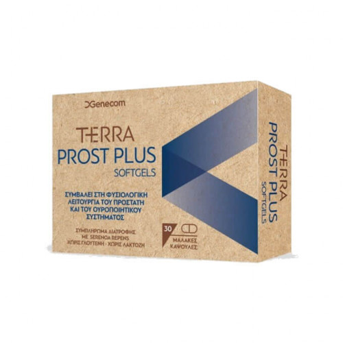 Genecom Terra Prost Συμπλήρωμα Διατροφής για την Καλή Υγεία του Προστάτη με Serenoa Repens, 30caps