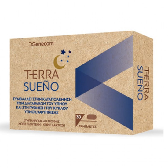 Genecom Terra Sueno Συμπλήρωμα Διατροφής για τον Ύπνο, 30tabs