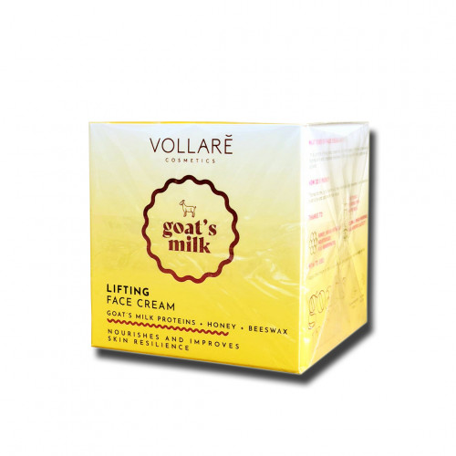 Vollare Cosmetics Honey & Bees Wax Face Cream Lifting Express Firming with Goat's Milk Proteins 50ml