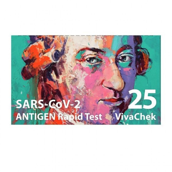 SARS-Cov-2 Antigen Rapid Test VivaChek Διαγνωστικό Τεστ Ταχείας Ανίχνευσης Αντιγόνων με Ρινικό Δείγμα 25 τεμαχίων