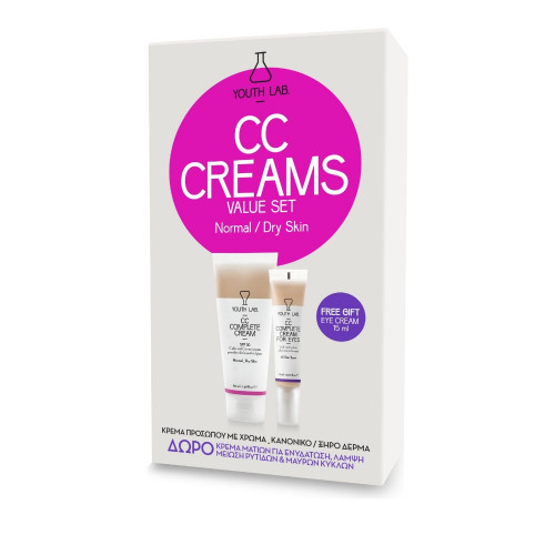 Youth Lab CC Complete Cream SPF30 Normal/Dry 50ml & CC Complete Cream for Eyes 15ml