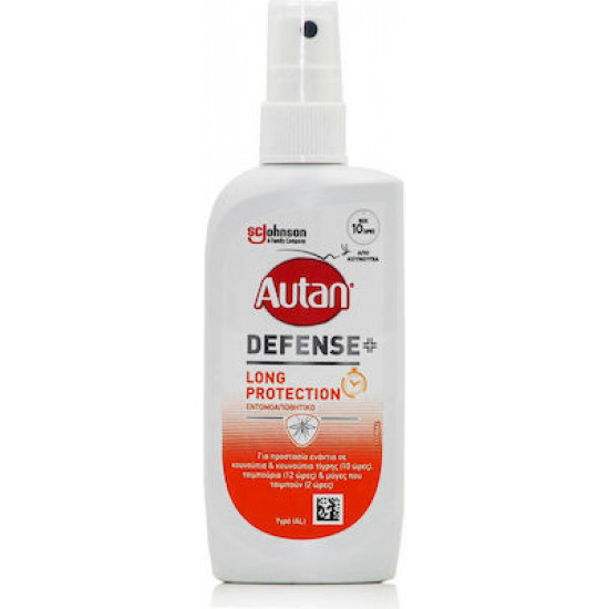 Autan Defense+ Εντομοαπωθητική Λοσιόν σε Spray Long Protection Κατάλληλη για Παιδιά 100ml