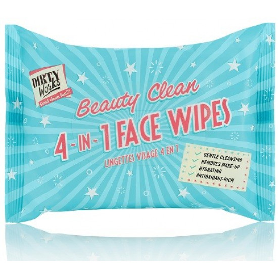 Beauty Clean 4-in-1 Face Wipes (25 μαντηλάκια)