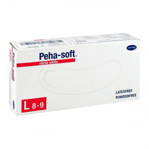 Hartmann Peha-soft Nitrile Powder Free Gloves Λευκό 100 Τεμάχιο
