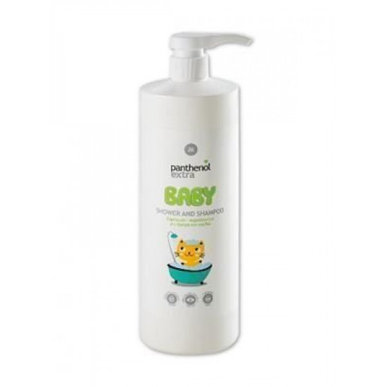 Panthenol Extra Baby Shower & Shampoo για Βρεφη & Παιδιά 1Lt