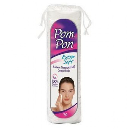 Pom Pon Extra Soft Δίσκοι Ντεμακιγιάζ 70τμχ