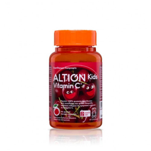 ALTION Kids Vitamin C Συμπλήρωμα Διατροφής 60 Ζελεδάκια
