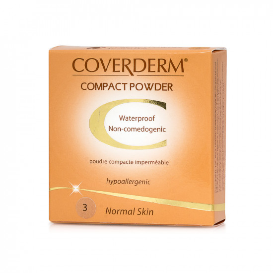 COVERDERM - COMPACT POWDER Normal Skin No3 - 10gr
