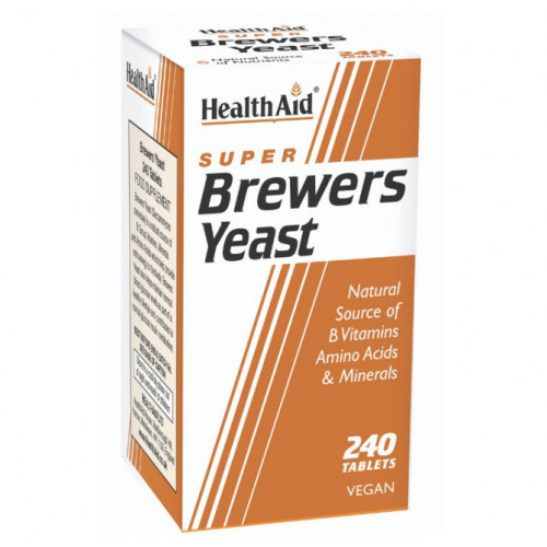 HEALTH AID Super Brewers Yeast 240 Ταμπλέτες