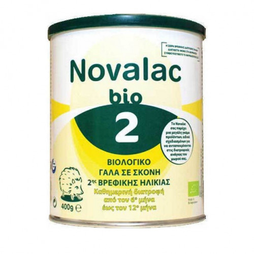 Novalac Bio 2 Βιολογικό Γάλα σε Σκόνη 2ης Βρεφικής Ηλικίας 400gr